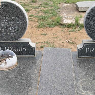 PRETORIUS Pietman 1903-1987 &amp; Jani VAN WYK 1910-1992
