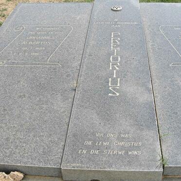 PRETORIUS Johannes Albertus 1899-1981 &amp; Susanna Maria M. 1911-1992