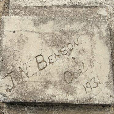 BENSON J.N. -1931
