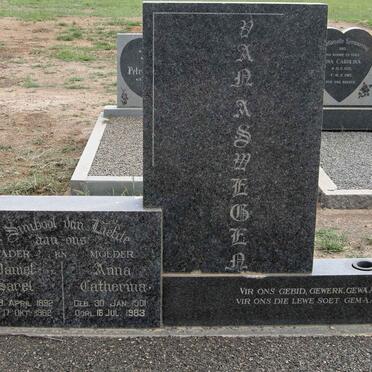 ASWEGEN Daniel Sarel, van 1892-1962 &amp; Anna Catharina 1901-1983