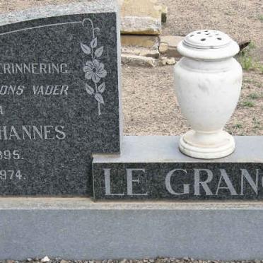 GRANGE Andries Johannes, le 1895-1974 &amp; Elsie Cornelia 1908-1983