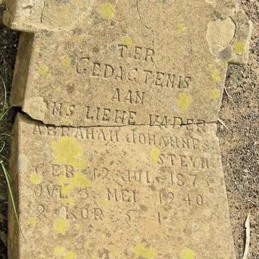 STEYN Abraham Johannes 1875-1940