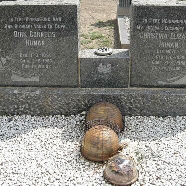 HUMAN Dirk Cornelius 1896-1980 &amp; Christina Elizabeth MEYER 1898-1958