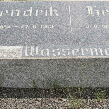 WASSERMAN Hendrik 1884-1963 :: WASSERMAN Hennie 1894-1964