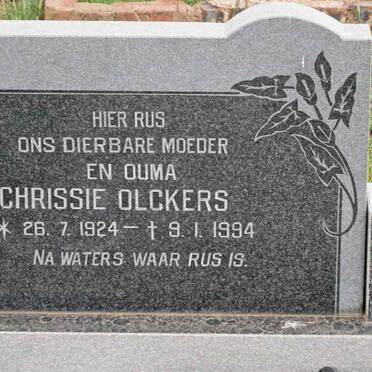 OLCKERS Chrissie 1924-1994