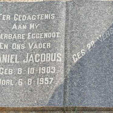 TOIT Daniel Jacobus, du 1903-1957 
