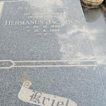 KRIEL Hermanus Jacobus 1896-1984