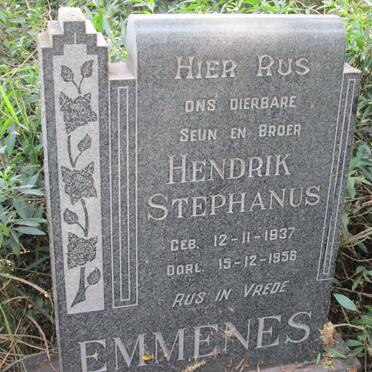 EMMENES Hendrik Stephanus 1937-1956