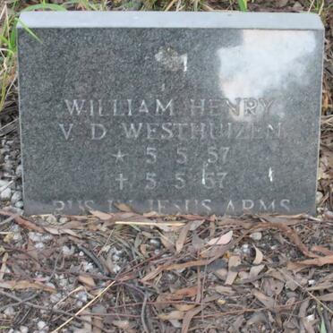 WESTHUIZEN William Henry, v.d. 1957-1957