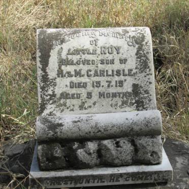CARLISLE Roy -1915