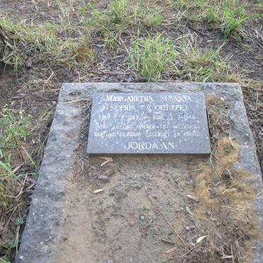 JORDAAN Margaretha Susanna Sophia nee COETZEE 1907-1946