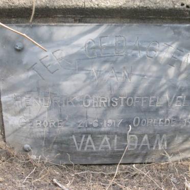 VELDMAN Hendrik Christoffel 1917-1937