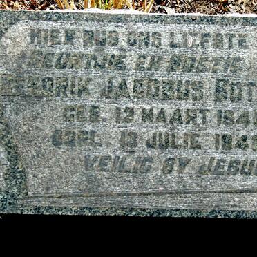 BOTHA Hendrik Jacobus 1946-1946