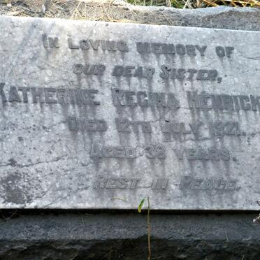 HENRICKSON Katherine Regina -1921