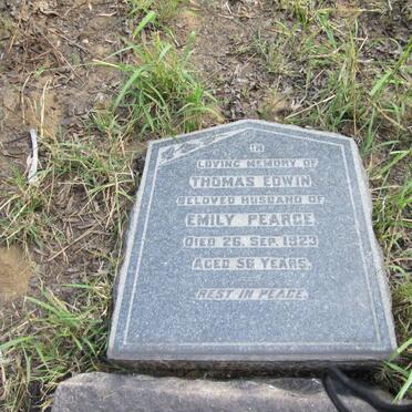 PEARCE Thomas Edwin -1923