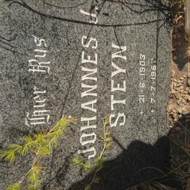 STEYN Johannes J. 1903-1957