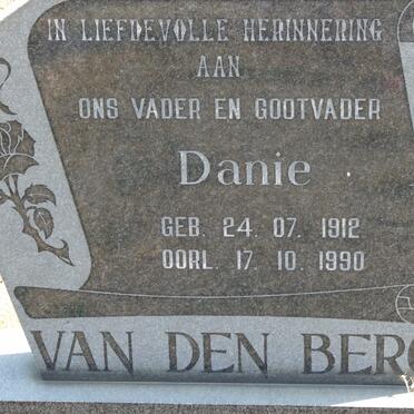BERG Danie, van den 1912-1990