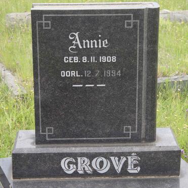 GROVE Annie 1908-1994