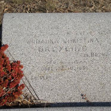 GREYLING Johanna Christina nee BOTHA 1896-196?