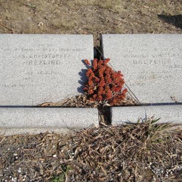 GREYLING Jan Christoffel 1886- &amp; Johanna Christina BOTHA 1896-196?