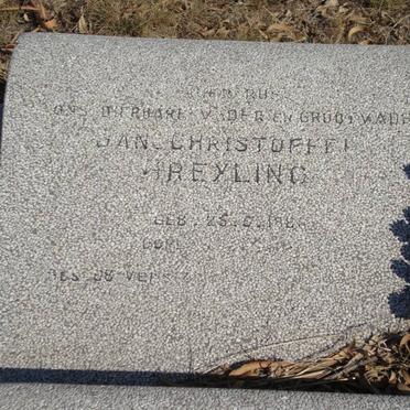 GREYLING Jan Christoffel 1886- &amp; Johanna Christina BOTHA 1896-196?