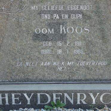 HEYDENRYCH Koos 1911-1989