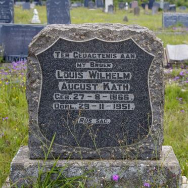KATH Louis Wilhelm August 1866-1951