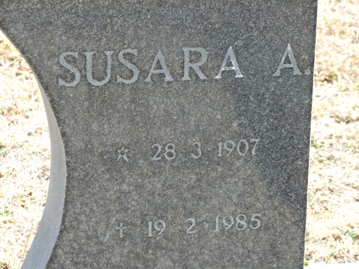 LOURENS Susara A. 1907-1985