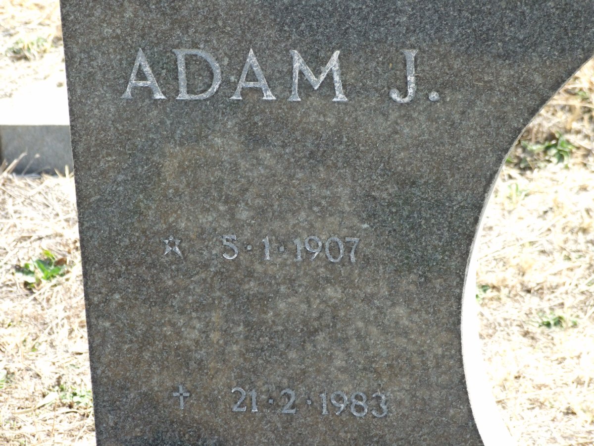 LOURENS Adam J. 1907-1983