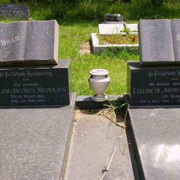 MEINTJES Willem Jacobus 1889-1959 &amp; Elizabeth Johanna BOSHOFF 1904-1976
