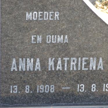 MAY William James 1909-1982 &amp; Anna Katriena 1908-1987