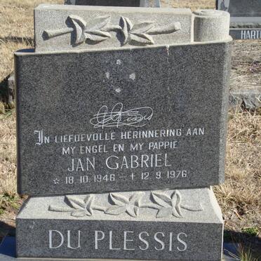 PLESSIS Jan Gabriël, du 1946-1976