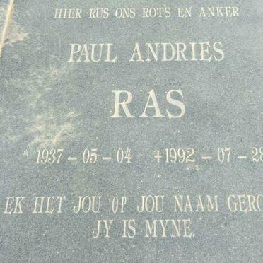 RAS Paul Andries 1937-1992