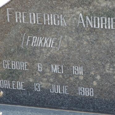 SMITH Frederick Andries 1911-1988 