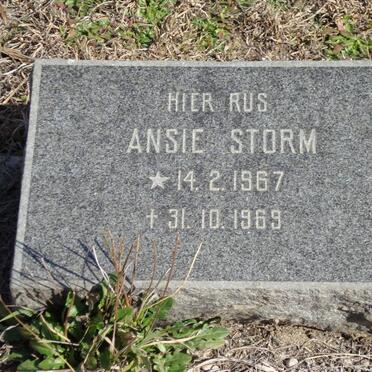STORM A.A. 1915-1969 &amp; A.J. GREYLING 1921-1969 :: STORM Ansie 1967-1969 