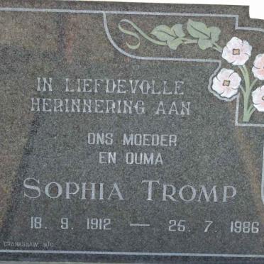 TROMP Sophia 1912-1986
