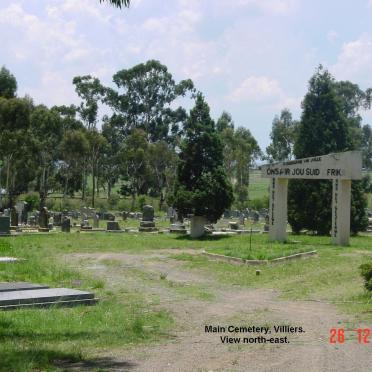 Free State, VILLIERS, Main cemetery