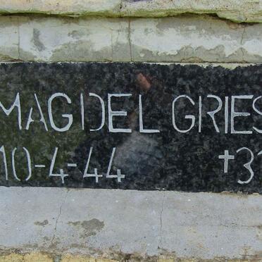 GRIESSEL Magdel 1944-2002