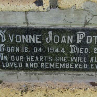 POTGIETER Yvonne Joan 1944-1999