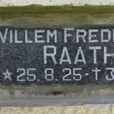 RAATH Willem Frederick 1925-1994