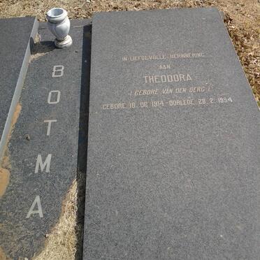 BOTMA Jozef 1913-1980 & Theodora VAN DEN BERG 1914-1994  _2