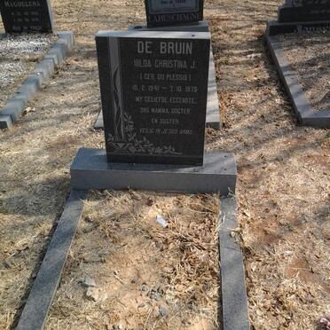 BRUIN Hilda Christina J., de nee DU PLESSIS 1941-1979