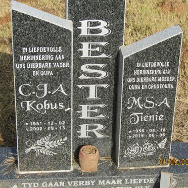 BESTER C.J.A. 1951-2002 &amp; M.S.A. 1956-2019