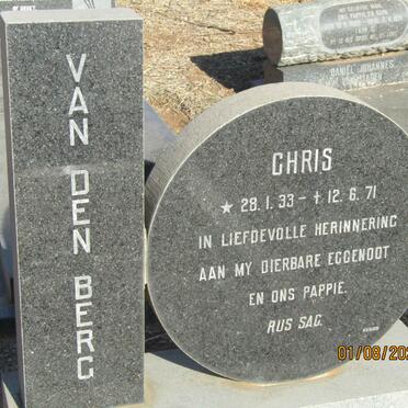 BERG Chris, van den 1933-1971
