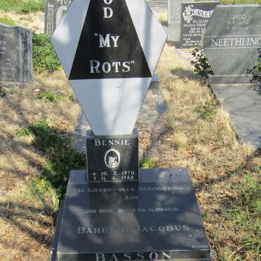 BASSON Barend Jacobus 1970-1988