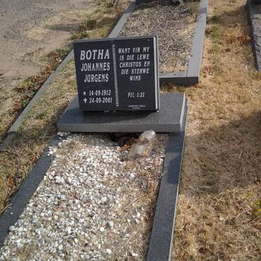 BOTHA Johannes Jurgens 1912-2001