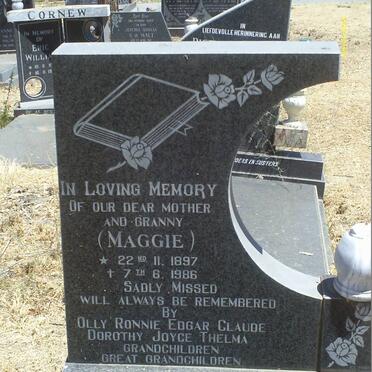 BROOM Maggie 1897-1986