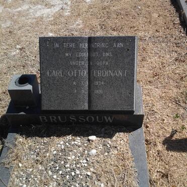 BRUSSOUW Carl Otto Ferdinant 1934-1991