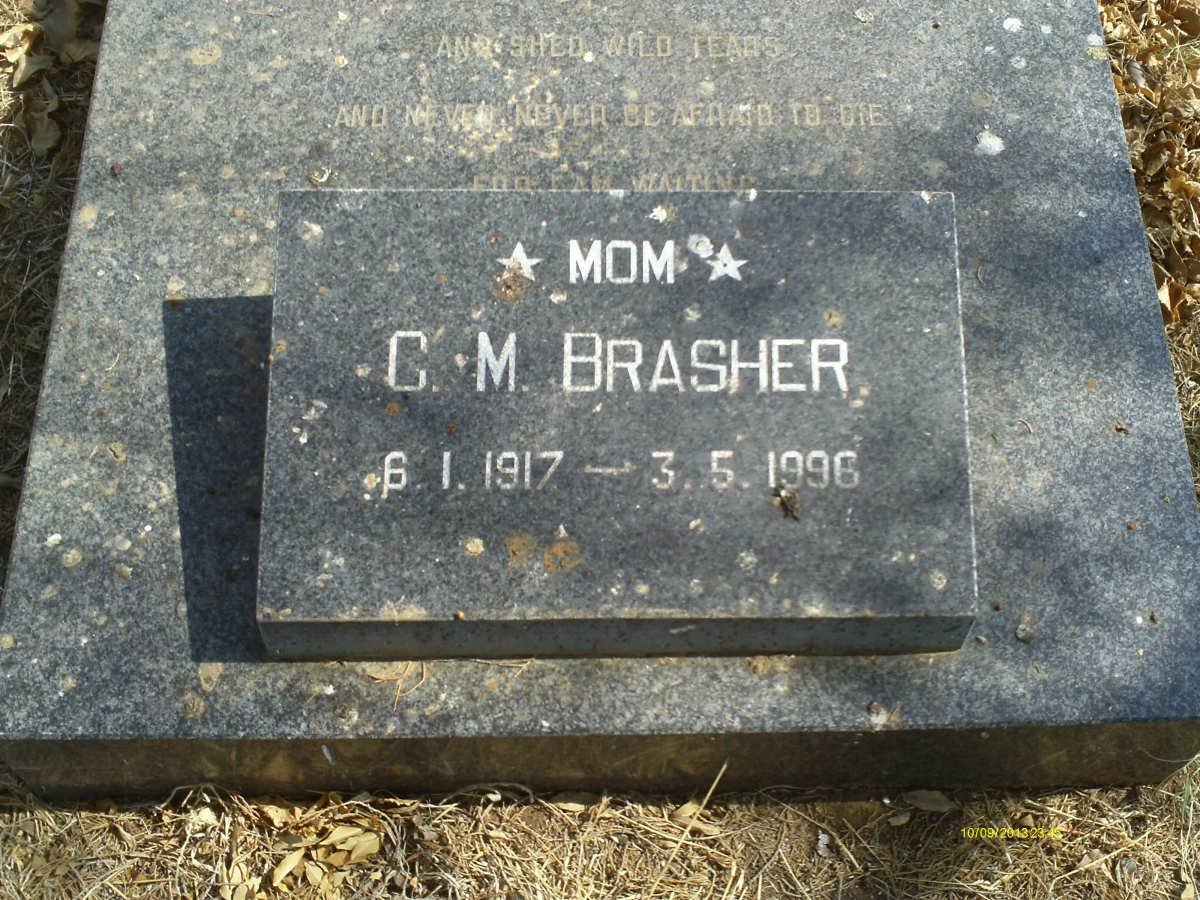 BRASHER C.M. 1917-1996