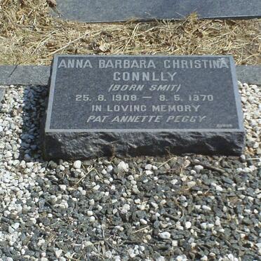 CONNLLY Anna Barbara Christina nee SMIT 1908-1970